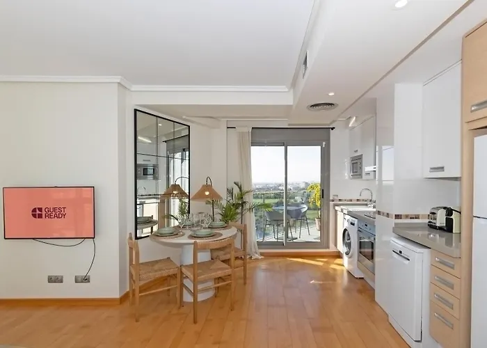 아파트 Guestready - Modern Flat With Terrace In 발렌시아